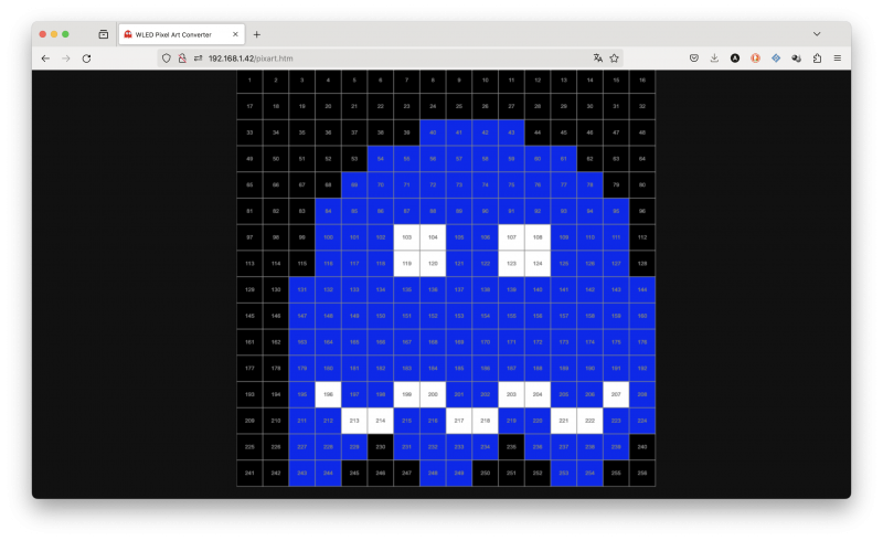 Fichier:CadreALedESP32-PagePixartEncode.png