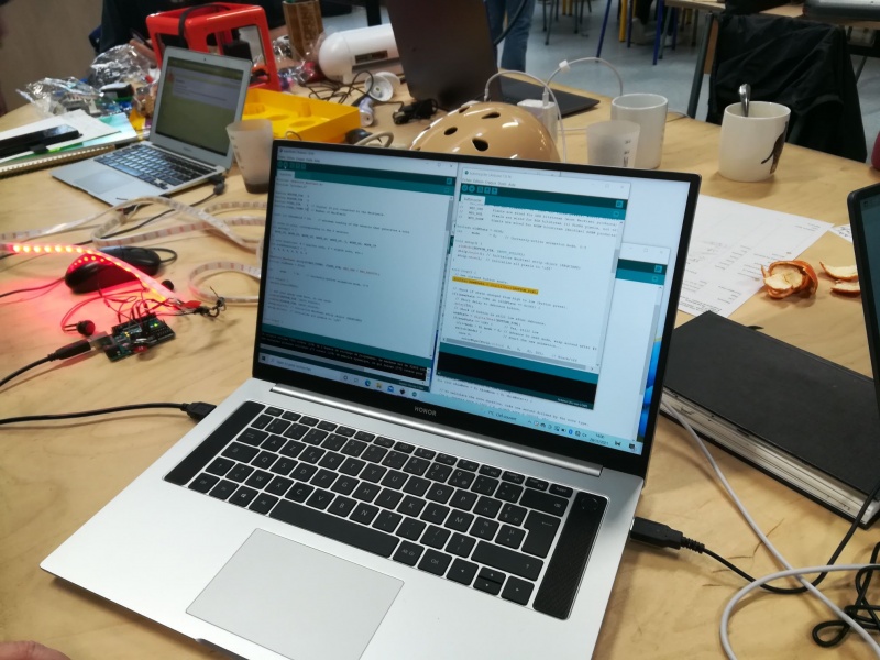 Fichier:Vélo remorque - Arduino.jpg