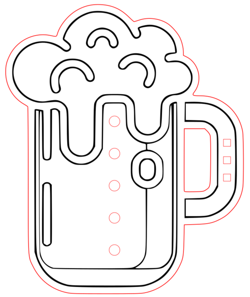 Fichier:Gabarit Bière Beeer Clock.svg