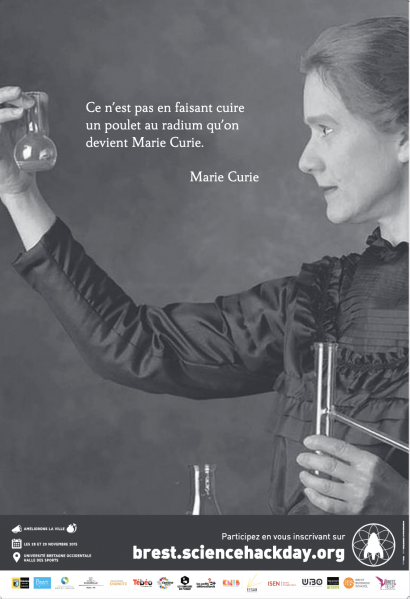 Fichier:AfficheScienceHackDay2015-Curie.png